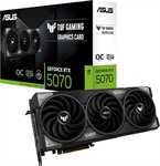 ASUS TUF Gaming GeForce RTX 5070 12GB GDDR7 OC Edition - Tarjeta de Video, 12GB GDDR7, 192 bit, 2610MHz, 6144 Núcleos Cuda, 3x DisplayPort v2.1b, 2x HDMI 2.1b, 4.6 OpenGL