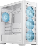 ASUS TUF Gaming GT302 ARGB - Case de Computadora, Torre Media, EATX, ATX, Micro-ATX, Mini-ITX, Blanco