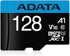ADATA Premier - Memoria microSDXC 128GB, UHS-I Clase 10, A1, V10, Hasta 100MB/s, Adaptador SD Incluido