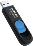 ADATA UV128 - 32GB USB 3.2 Gen 1 Flash Drive, Retractable Capless Design, Black & Blue