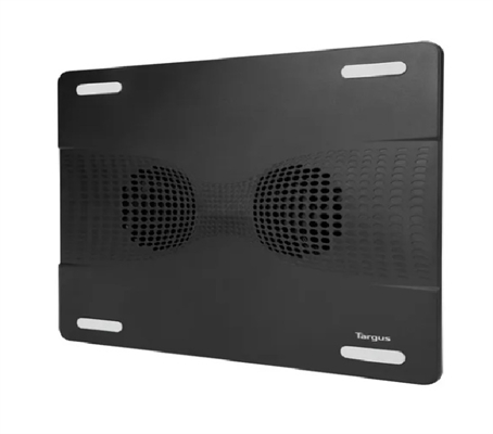 AWE83US-Black-Base Refrigerante Lap Chill Mat con Doble Ventilador para Laptop-Vista en Perspectiva