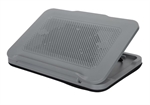 Targus  - Base Refrigerante Dual Lap Chill Mat, Cooler USB-A para Laptop, Base Ergonómica Acolchada de Malla de Aire Hasta 18", Perfil Delgado, Gris