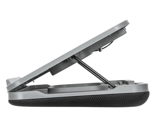 AWE90GL-Gray-Base Refrigerante Ajustable de Doble Ventilador Targus para Laptop hasta 18-Vistal Lateral