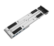 AWU100205GL-Silver-Soporte Portátil para Laptop con Hub USB-A Integrado-Vista Angular Plegado