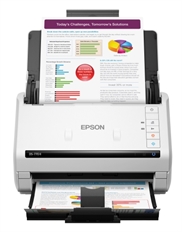 Epson DS-770 II - Escáner de Documentos a Color con Alimentador Automático de 100 Hojas, Escaneo Dúplex, 45 ppm, USB 3.0