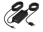Poly PoE++ 65W - Inyector PoE++ para Videoconferencias, Potencia de 65W, Red Ethernet de 2.5Gbps, Cable CAT6A de 3.66 m y Cable de Alimentación