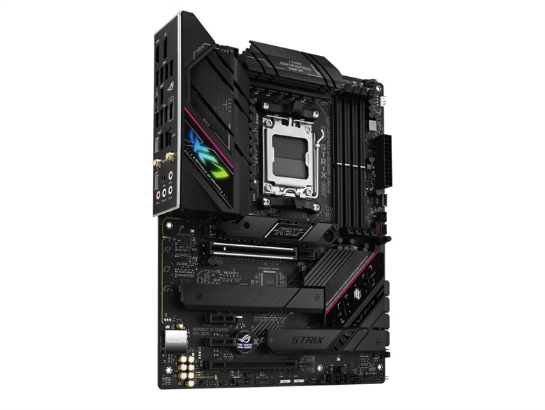 B650E-F GAMING WIFI Tarjeta Madre Gamer AM5 ATX-Vista Lateral
