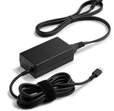 Poly USB-C 65W - Adaptador de Corriente USB-C de 65W para Videoconferencias, Incluye Cable de Alimentación