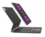 Belkin Pro Keyboard Case with Magnetic Stand  - Portable Wireless Bluetooth Backlit Keyboard Case, Multi-Touch Trackpad, 600 mAh Battery, for iPad Air 13" and iPad Pro 12.9", Black