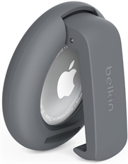 Belkin - Secure Holder con Clip para Apple AirTag, Gris Oscuro