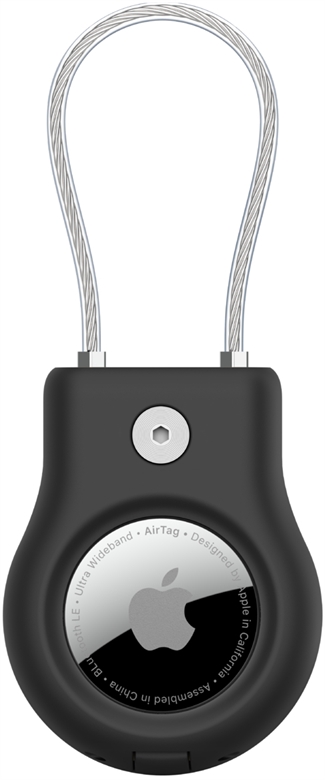 Belkin - Secure Holder with Wire Cable BLACK closed