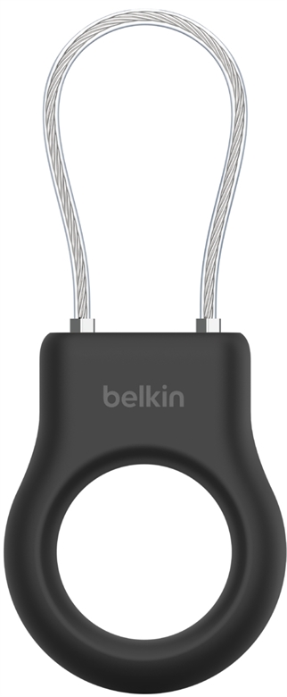 Belkin - Secure Holder with Wire Cable BLACK front