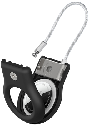 Belkin - Secure Holder with Wire Cable BLACK open
