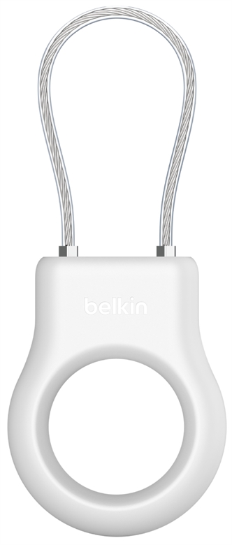 Belkin - Secure Holder with Wire Cable WHITE front