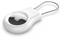 Belkin - Secure Holder with Cable for Apple AirTag, Whote