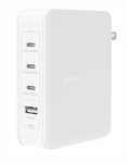 Belkin WCH014dqWH - Wall Charger USB-C, USB-A, 140W, Boost Charge Pro, White