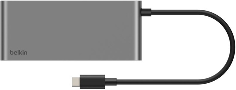 Belkin adapter USB-C 8-in-1 Hub Front View 3