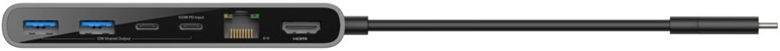 Belkin adapter USB-C 8-in-1 Hub Front View 4