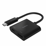 Belkin AVC002btBK - Adaptador de Video, USB-C Macho a HDMI Hembra, Hasta 3840 x 2160, 13cm, Negro Belkin AVC002btBK - Adaptador de Video, USB-C Macho a HDMI Hembra, Hasta 3840 x 2160, 13cm, Negro