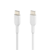 Belkin Boost Charge CAB003BT1MWH - Cable USB, USB Tipo-C Macho a USB Tipo-C Macho, USB 2.0, 1m, Blanco