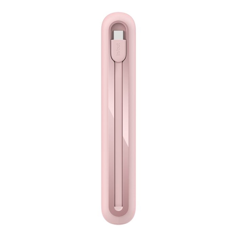 Belkin BoostCharge 30k USB-C Integrated 20W rose view