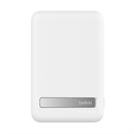 Belkin BoostCharge Pro - Batería Portátil Magnético, 5000 mAH, Qi2 15W 5K, Blanco