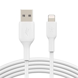 Belkin Boost Charge - Cable USB, USB Tipo-A a Lightning Macho, USB 3.0, 1m, Blanco