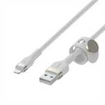 Belkin CAA010bt1MWH - Cable USB, USB-A Macho a Lightning Macho, USB 3.0, Blanco