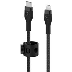 Belkin CAA011bt2MBK - Cable USB, USB Tipo-C a Lightning Macho, 2m, Negro