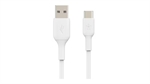 Belkin CAB001bt2MWH - USB Cable, USB Type-C Male to USB Type-A Male, USB 2.0, 2m, White