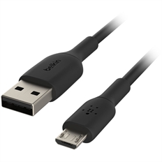 Belkin CAB005bt1MBK - USB Cable, USB-A Male to Micro USB Male, USB 3.0, 1m, Black