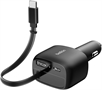 Belkin-Car Charger-Lithium ion-For Apple Samsung phones-USB-C 60W-USB-C 30W-USB-A Front View 4