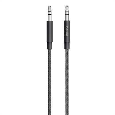Belkin MIXIT Cable de Audio 3.5mm a 3.5mm Negro Vista Conectores