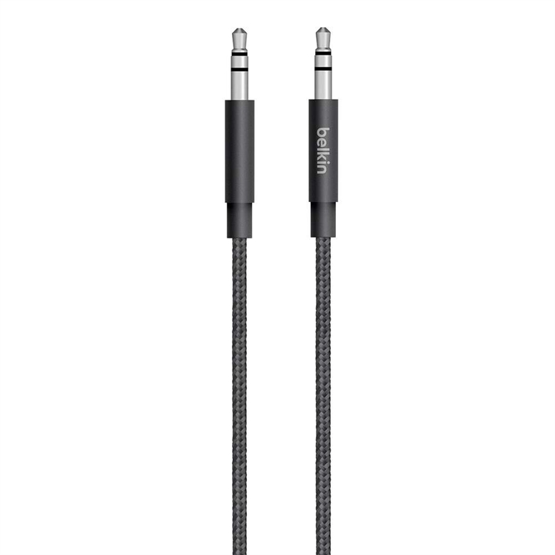 Belkin MIXIT Cable de Audio 3.5mm a 3.5mm Negro Vista Conectores