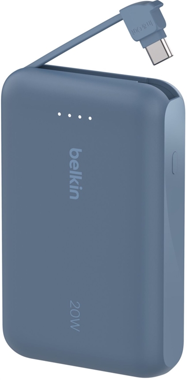 Belkin Power bank Lithium ion For iPhone 15 with 20W PD Integrated USB-C Front View 2