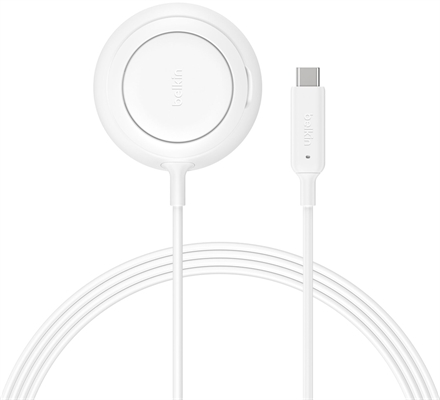 Belkin Qi2 25W 3 in 1 Compact Lithium For Universal Compact White Front View 5