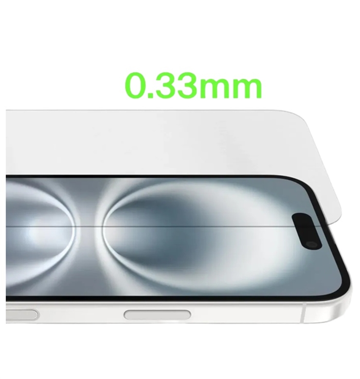 Belkin ScreenForce TemperedGlass Screen Protector for iPhone 16 2-Pack-Feature