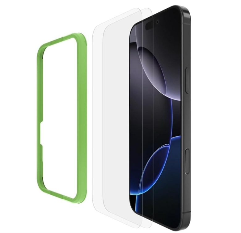 Belkin ScreenForce TemperedGlass Screen Protector for iPhone 16 Pro Max 2-Pack-General View