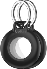 Belkin MSC014BTBK  - Secure Holder with Keyring for Apple AirTag, Black
