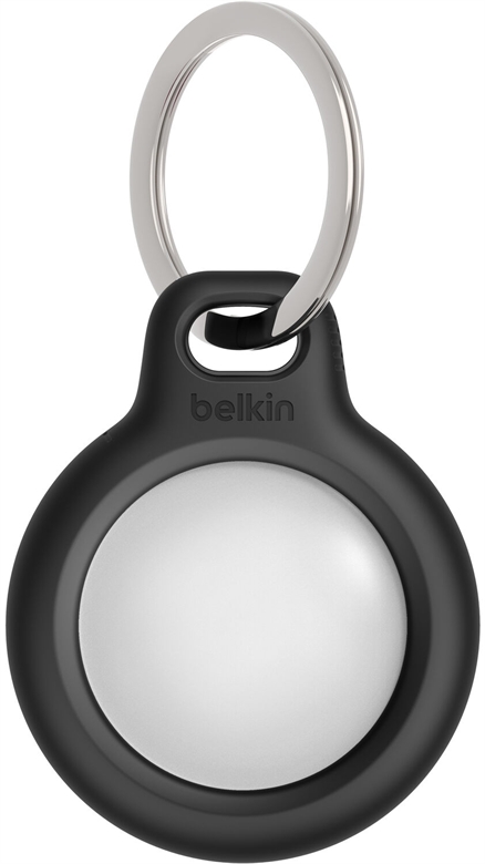 Belkin - Secure Holder with Key Ring - Black Front Block View