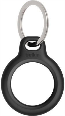 Belkin - Secure Holder with Key Ring - Black Front View