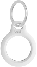 Belkin - Secure Holder with Key Ring for Apple AirTag, White