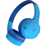 Belkin SoundForm Mini - Headset, Stereo, On-ear headband, Wireless and Wired, Bluetooth, 20Hz-20kHz, Blue