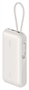 Belkin UltraCharge 10000mAh Portable Power Bank Sand - BPB029bkSA - left side view