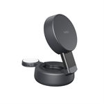 Belkin UltraCharge Pro  - 2-in-1 Wireless Charger with Qi2 25W and Magnetic Stand, Black