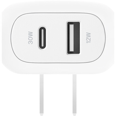 Belkin WCA005dq1MWH-B6 boost charge port view