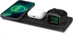 Belkin Boost Charge Pro BK - 3-in-1 Wireless Charger Pad with MagSafe, Boost Charge, 15W, Black