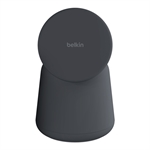 Belkin Boost Charge Pro - Cargador inalámbrico 2 en 1 con MagSafe, 15W, Negro
