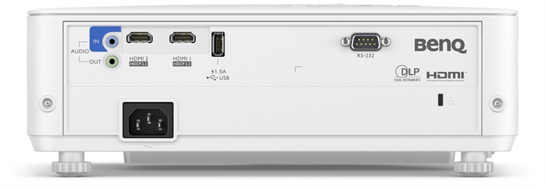 BenQ TH685P back and ports