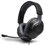 JBL Quantum 100 - Headset, Estéreo, Circumaurales, Con Cable, 3.5mm, 20Hz-20KHz, Negro